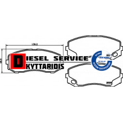 Τακάκια φρένου σετ