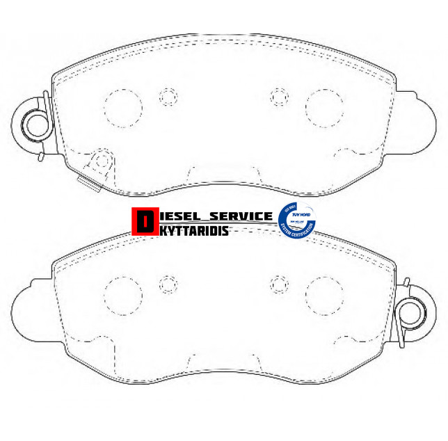 Τακάκια φρένου σετ