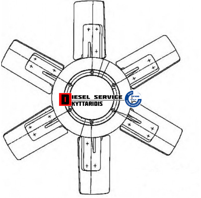Φτερωτή ψυγείου υδραργυρική