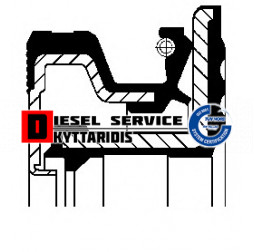 Τσιμούχα 130*100*17 RWDR-K7 NBR