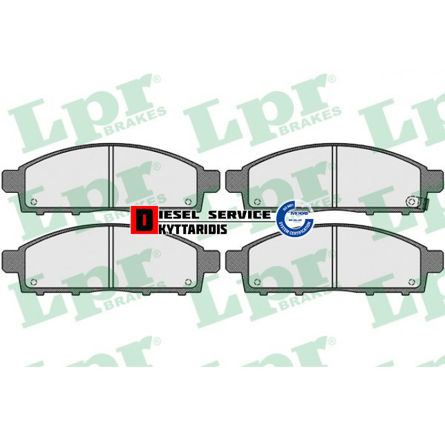 Τακάκια φρένου σετ Τακάκια φρένου σετ