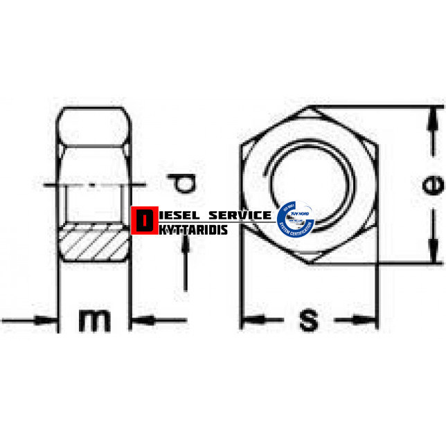 Παξιμάδι 12*1.5