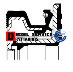 Τσιμούχα 130*95*16 RWDR-K7