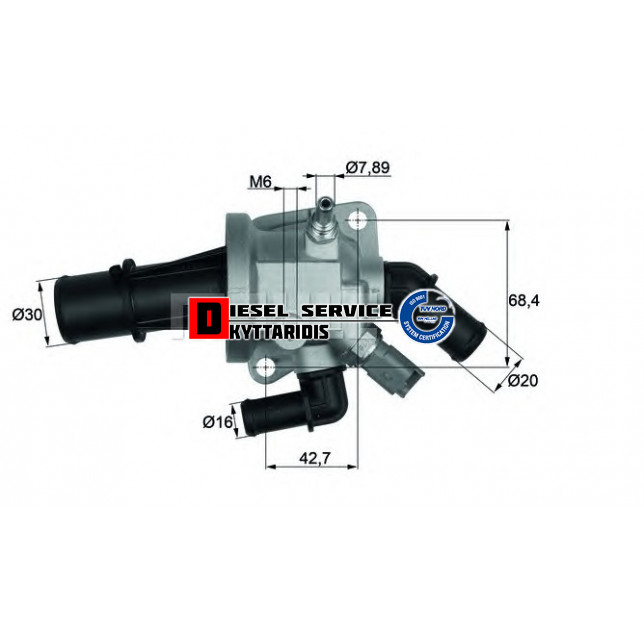 Θερμοστάτη 88°C