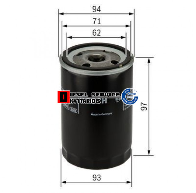 Φίλτρο λαδιού Φίλτρο λαδιού