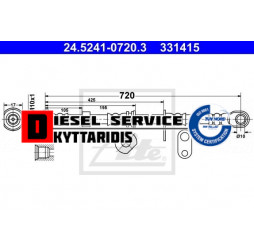 Σωληνάκι φρένου εμπρόσθιου τροχού