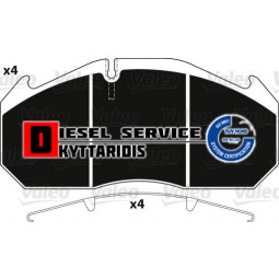 Τακάκια φρένου σετ