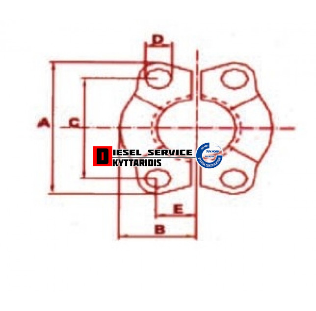 Κουζινέτα 6000PSI Φ41.3