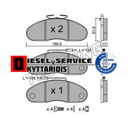 Τακάκια φρένου σετ