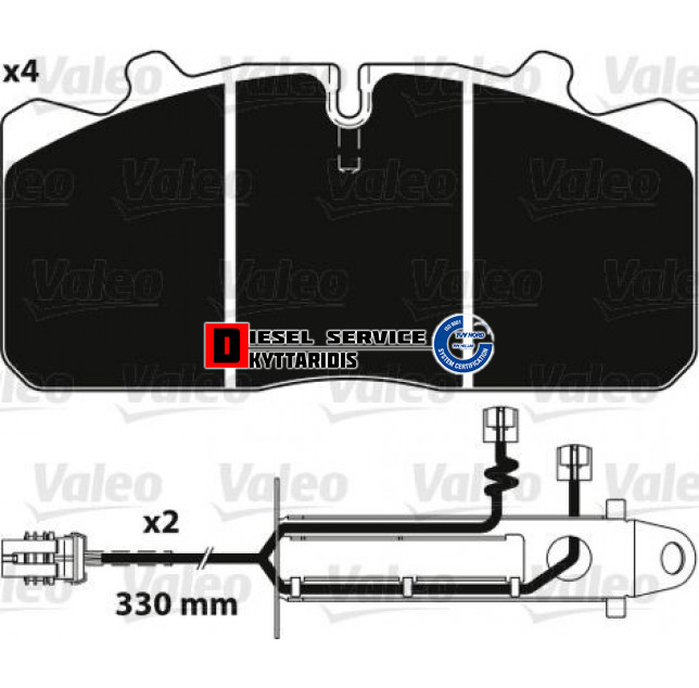 Τακάκια φρένου σετ