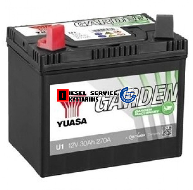 Μπαταρία 12V 30ΑΗ 270Α SX-U1 σειρά GARDEN