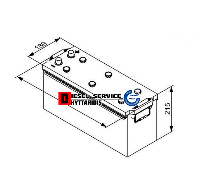 Μπαταρία 12V 120AH 680A