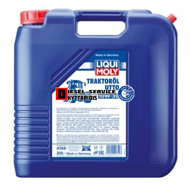 Λάδι Tractor Oil 10W-30 UTTO 20L