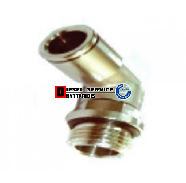 Γωνία συνδεσμος αυτόματος Φ4--1/8 περιστρεφόμενος