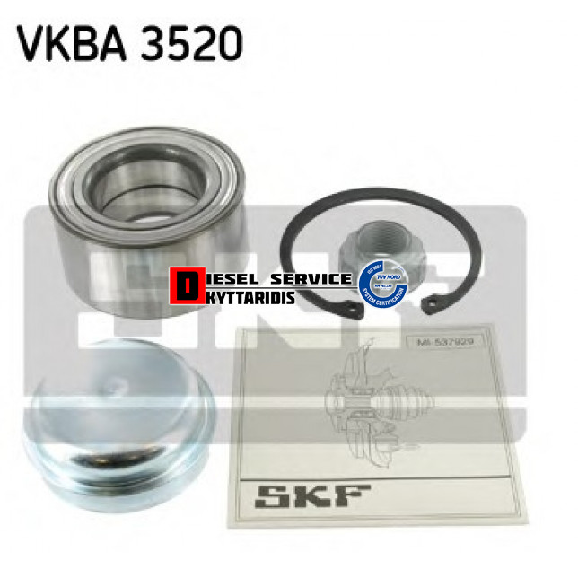 Ρουλεμάν τροχού εμπρ. σετ