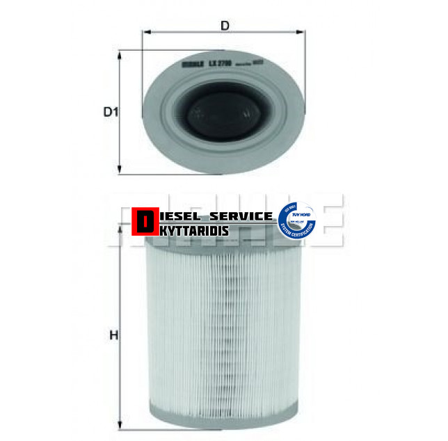 Φίλτρο αέρος Φίλτρο αέρος