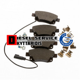 Τακάκια φρένου σετ οπίσθια