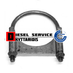 Σφιχτήρα εξάτμισης βαρέως τύπου Φ54mm