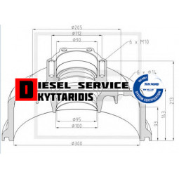 Ταμπουρομουαγές 300*80