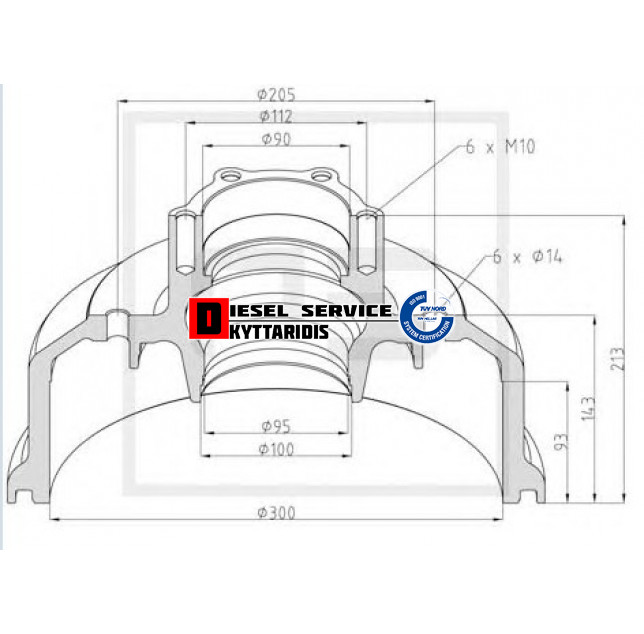 Ταμπουρομουαγές 300*80
