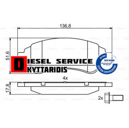 Τακάκια φρένου σετ