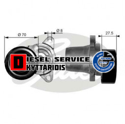 Ρουλεμάν τεντωτήρας ιμάντα δυναμό