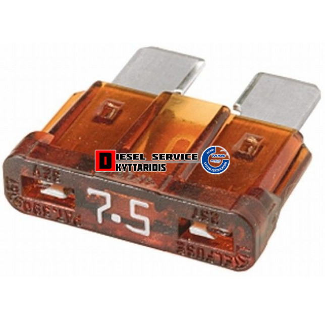 Ασφάλεια ηλεκτρική διχαλωτή 7.5A