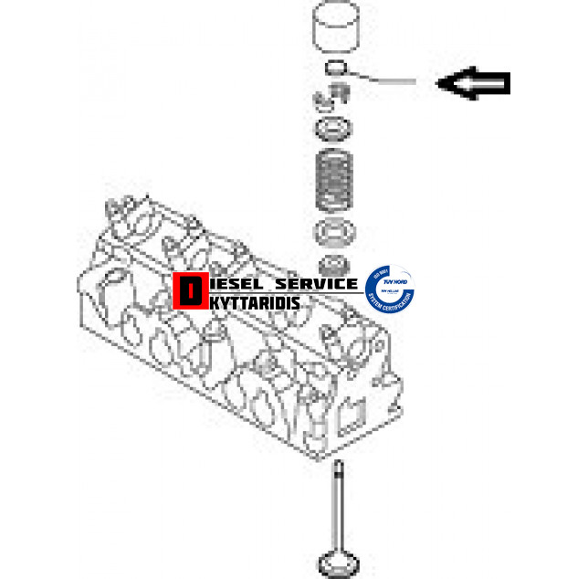 Πιατάκι ρύθμισης βαλβίδων Φ13.5*3.25 mm