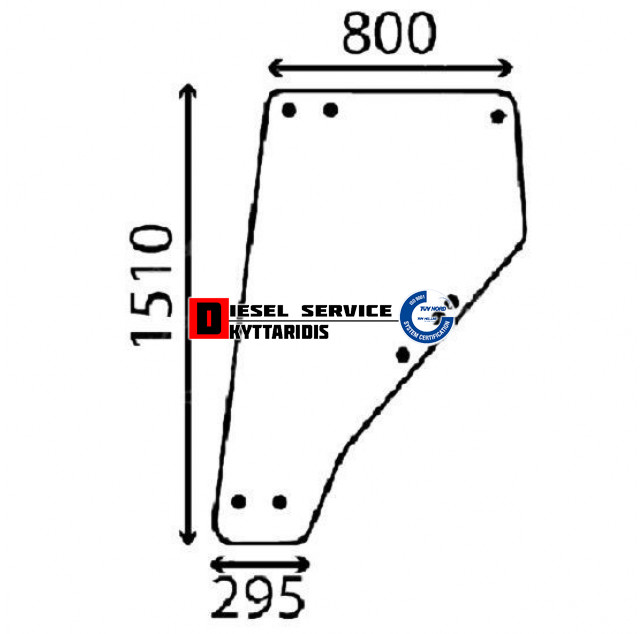 Τζάμι πορτας R