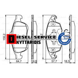 Τακάκια φρένου σετ