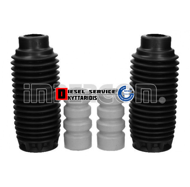 Λάστιχα κρούσης και καλύμματα εμπρόσθιων αμορτισέρ σετ