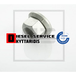 Παξιμάδια τροχού Φ22 mm με φουρό κοντά γαλβανιζέ