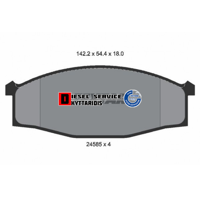 Τακάκια φρένου σετ