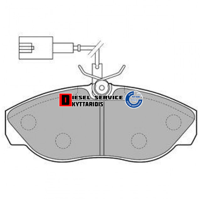 Τακάκια φρένου σετ Τακάκια φρένου σετ