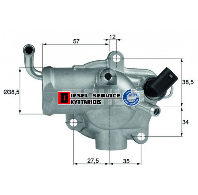 Θερμοστάτη 87°C