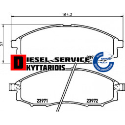 Τακάκια φρένου σετ