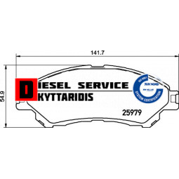 Τακάκια φρένου σετ