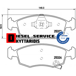 Τακάκια εμπρόσθια
