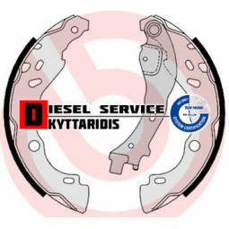 Σιαγώνες φρένου σετ οπίσθιες 228.6*42mm