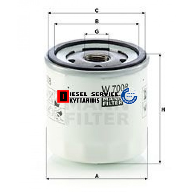 Φίλτρο λάδιου Φίλτρο λάδιου