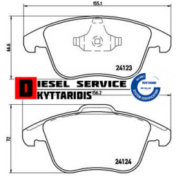 Τακάκια φρένου σετ