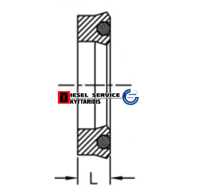 Τσιμούχα υδραυλικού 48*40*5.7 V44RL
