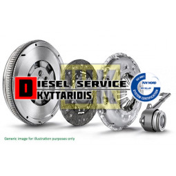 Συμπλέκτη σετ (με βολάν διπλής μάζας)