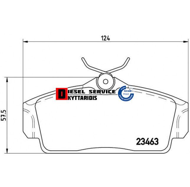 Τακάκια φρένου σετ