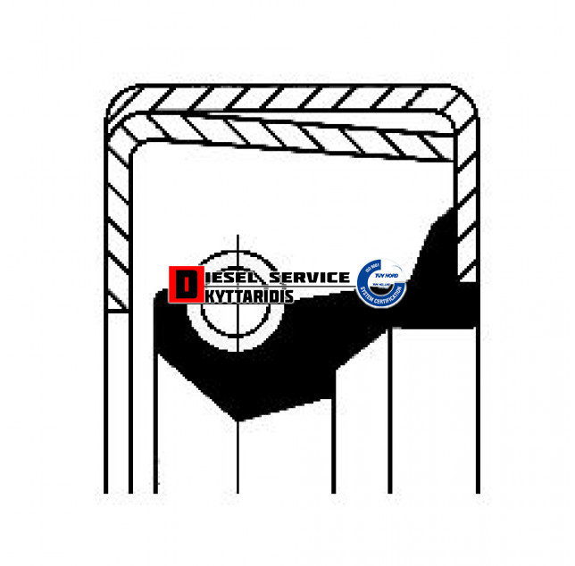 Τσιμούχα 120*100*13/9.5 B1BAUD4SL NBR