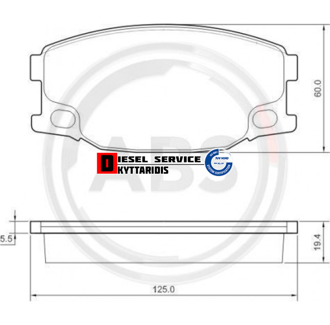 Τακάκια φρένου σετ