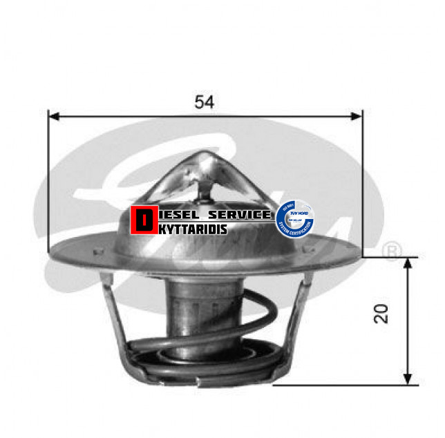 Θερμοστάτη 88°C