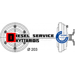 Υδράργυρος φτερωτής Φ203mm