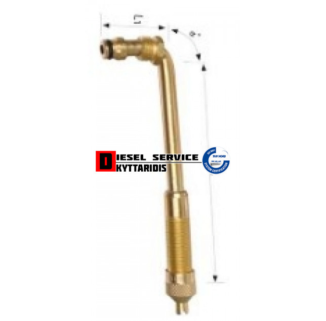 Βαλβίδα προέκταση χωματουργικών μεταλλική