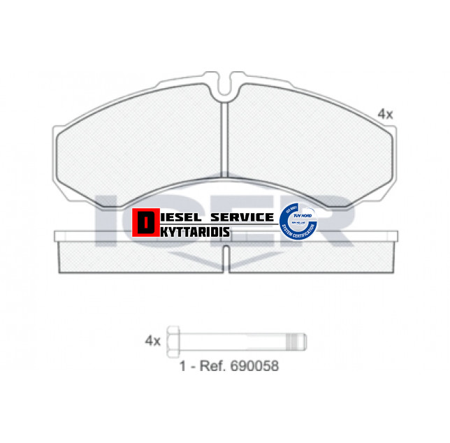 Τακάκια φρένου σετ
